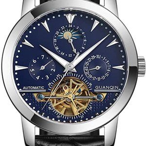Guanqin Analog Display, Self Winding, Auto Mech Movement, Luxury Men’s Watch